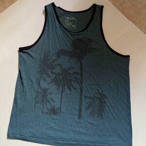 Urban Pipeline Tank Top Mens Small Blue Graphic Sleeveless Shirt